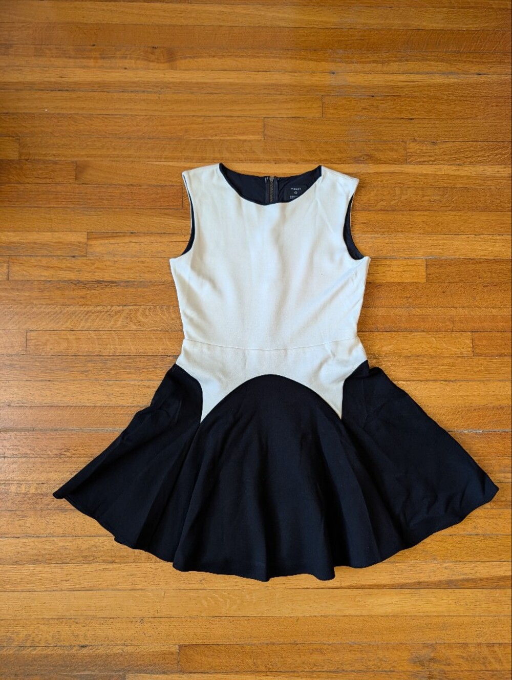 Barney's New York (Mason) Black And White A-line Cocktail Dress